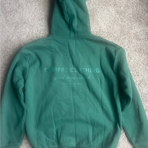 COMFRT Affirmation Hoodie – Hunter Green – Unisex – size Medium - Picture 6 of 14